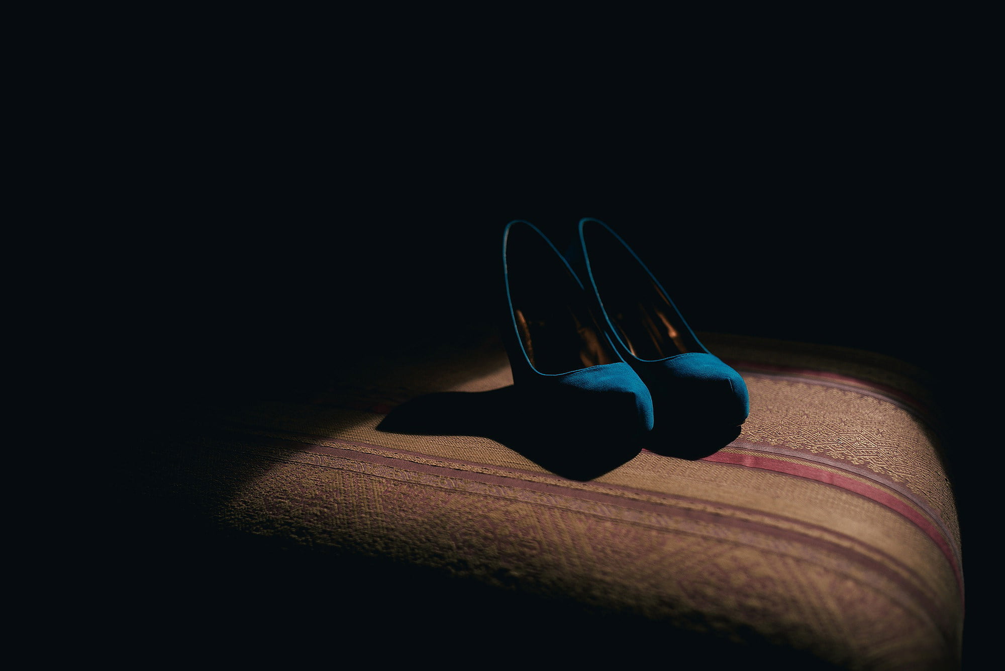 Blue Bridal shoes 